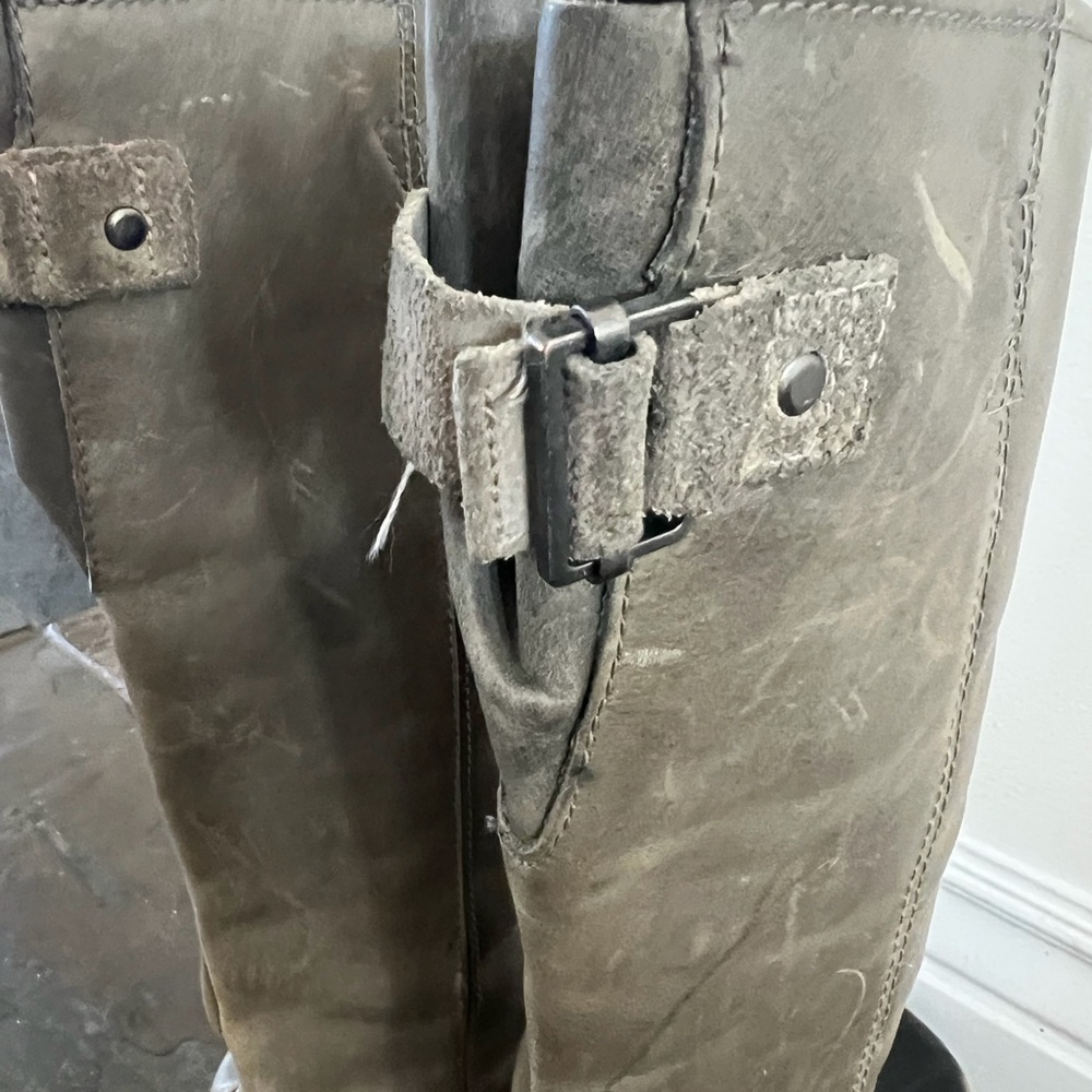 SOREL SLIMPACK TALL 7 Equestrian Riding Shale Gray Waterproof RARE - Picture 4 of 7